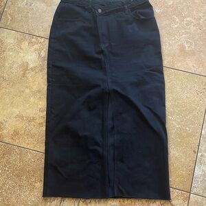 Black Denim Skirt women’s size 7